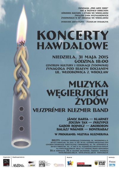 Koncert Hawdalowy - plakat