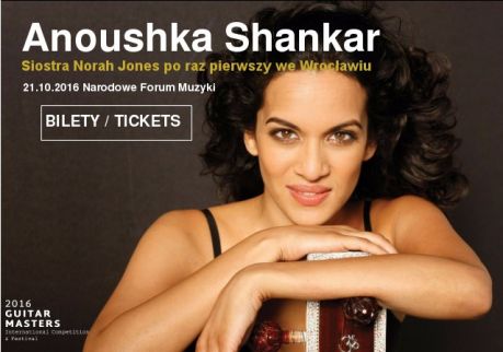 Anoushka Shankar wystąpi we Wrocławiu