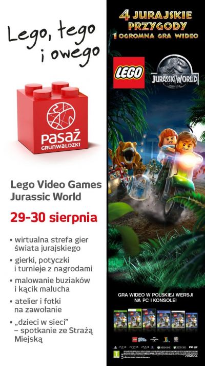 LEGO Video Games w Pasażu Grunwaldzkim_plakat