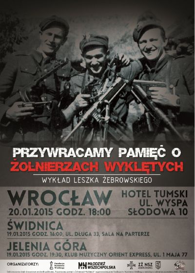 Wykład we Wrocławiu - plakat