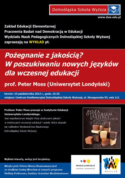 Peter Moss - wykład