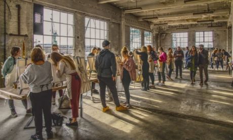 Męski akt - malowanie przy winie we Wrocławiu!