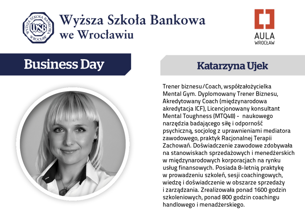 Katarzyna Ujek_Business Day_WSB_AULA