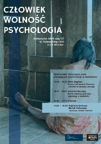 Kambodża. Człowiek – wolność – psychologia - seminarium w Uniwersytecie SWPS we Wrocławiu