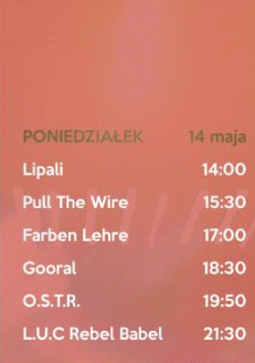 Juwenalia Wrocławskie - line up 14 maja