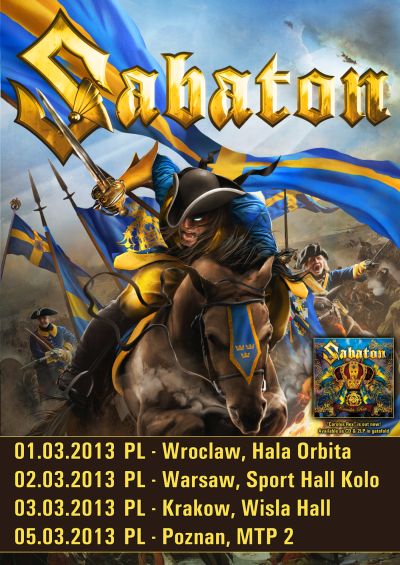 plakat Sabaton Wrocław