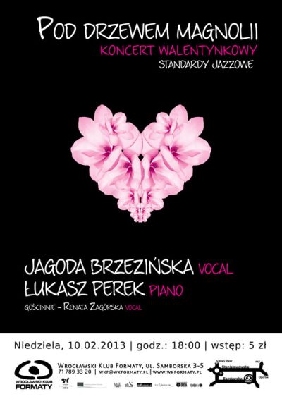 plakat koncert walentynkowy