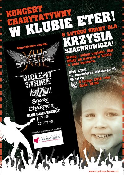 plakat koncert charytatywny