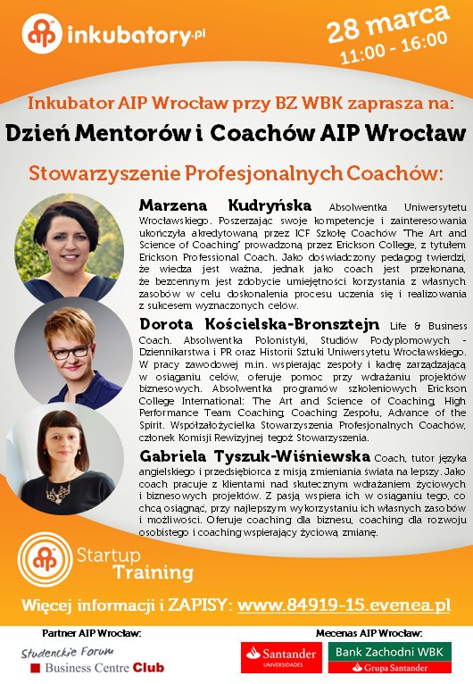 Dzień Mentorów i Coachów AIP Wrocław 2