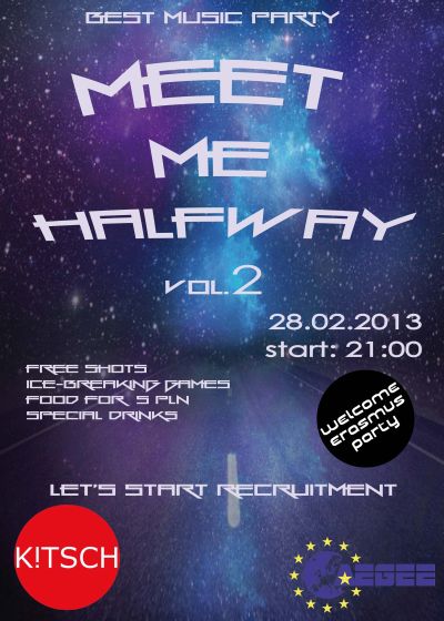 MEET ME HALFWAY vol.2 plakat